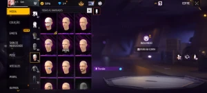 Conta Free Fire com Sakura, coelhao.