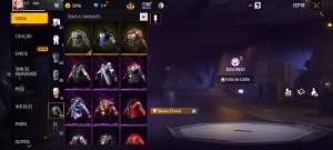 Conta Free Fire com Sakura, coelhao.