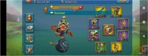Conta t4 200m e 300k de gemas - Lords Mobile