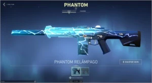 Conta Prata 3 com skin de vandal e phantom - Valorant