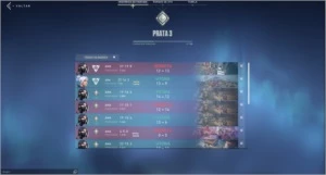 Conta Prata 3 com skin de vandal e phantom - Valorant