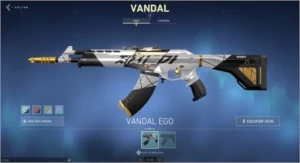 Conta Prata 3 com skin de vandal e phantom - Valorant