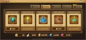 Conta Global 21 nat5 114 6* C2 sem rush - Summoners War