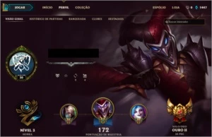 Conta Gold 2 - League of Legends LOL