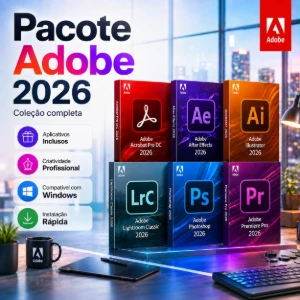 ⚡ Adobe Creative Cloud - Pacote Completo (30 Dias) ⚡ - Assinaturas e Premium