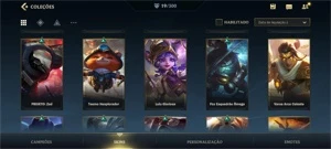 Conta Wild Rift Diamante IV. NV max, 64 champions, 20 skins. - League of Legends: Wild Rift LOL WR