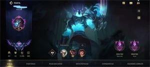 Conta Wild Rift Diamante IV. NV max, 64 champions, 20 skins. - League of Legends: Wild Rift LOL WR