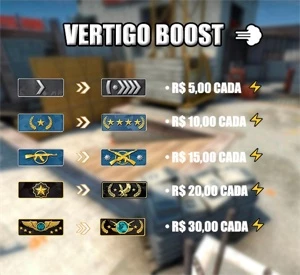 CSGO MM PATENTE BOOST [VERTIGOBOOST - 100%SAFE] GLOBAL EM 3H - Counter Strike