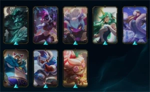 Ouro IV, 91 Campeões, 32 Skins, 3 Lendárias e 13 Épicas - League of Legends LOL