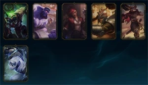Ouro IV, 91 Campeões, 32 Skins, 3 Lendárias e 13 Épicas - League of Legends LOL
