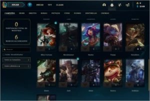 Conta Platina 4 - League of Legends LOL