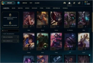 Conta Platina 4 - League of Legends LOL