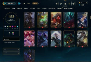 Conta Prata 4 com TODOS os Champ e 158 Skin (MID / JG / TOP) - League of Legends LOL