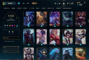 Conta Prata 4 com TODOS os Champ e 158 Skin (MID / JG / TOP) - League of Legends LOL