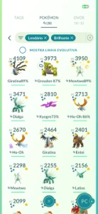 Conta Pokémon go de 2016 com mewtwo de armadura