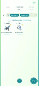 Conta Pokémon go de 2016 com mewtwo de armadura