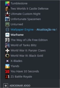 Conta steam 74 jogos 5 anos de conta