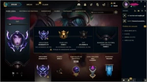 Conta Diamond 4 65 skins - League of Legends LOL