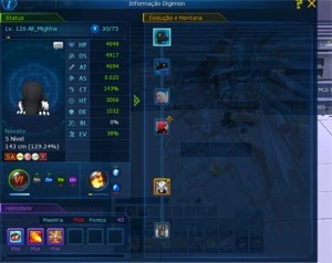 CONTA LADMO OMEGAMON - Digimon Masters Online