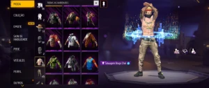 Conta Free Fire Level 56 Super Rara