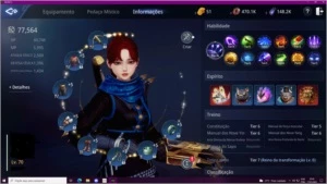 Arbalista LVL 70 77k 2 Pet epico - MIR4