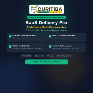 Script SaaS Delivery Multi-Empresas PHP & MySQL - Sites, Lojas e Sistemas Prontos Sites e Scripts