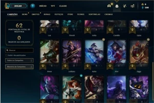 Conta bronze 2 com 25 Champs e 6 Skins ( MD10 JA FEITA ) - League of Legends LOL