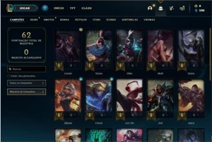 Conta bronze 2 com 25 Champs e 6 Skins ( MD10 JA FEITA ) - League of Legends LOL