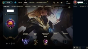 Conta lol Diamante IV em 2020, 39 mil de Essência azul; - League of Legends
