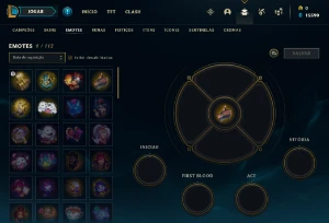 Conta PLATINA 4 | 72% Win - Lol (League Of Legends) Elomoon