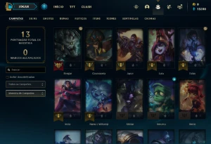 Conta PLATINA 4 | 72% Win - Lol (League Of Legends) Elomoon