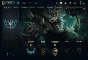 Conta PLATINA 4 | 72% Win - Lol (League Of Legends) Elomoon
