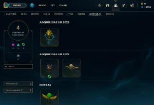 Conta PLATINA 4 | 72% Win - Lol (League Of Legends) Elomoon