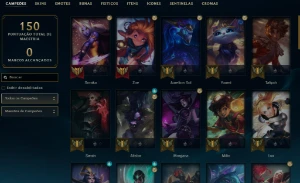 Conta sem rank League of legends (nickname feminino) LOL