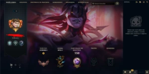 Conta sem rank League of legends (nickname feminino) LOL