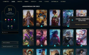 Conta sem rank League of legends (nickname feminino) LOL