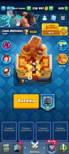 Conta upada, nível 55, 8.5k troféus - Clash Royale