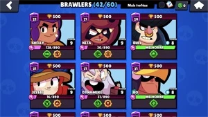 Conta Braw star! Conta grande com lendários. - Brawl Stars