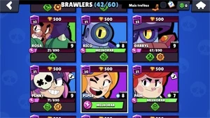 Conta Braw star! Conta grande com lendários. - Brawl Stars