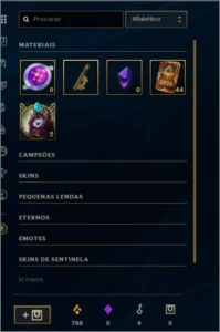 Conta League of Legends LOL