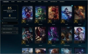 Conta League of Legends LOL