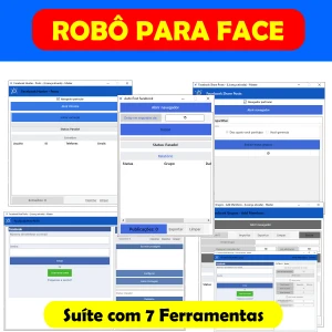 Robô Face para PC - Suíte com 7 Ferramentas Top - Lic. Anual - Others