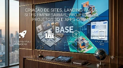 ​Criação De Sites, Landing Pages, Sites Empresariais, 3D bas - Serviços Digitais