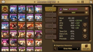 Conta com Pater e alguns Nat5 - Summoners War