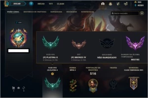 Conta lol Challenger 3 anos - League of Legends