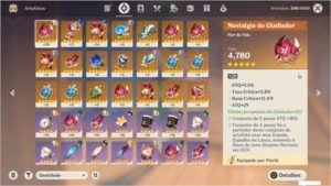 Conta mundo lvl 5, Rank de aventura lvl 44 + Venti + Keqing - Genshin Impact
