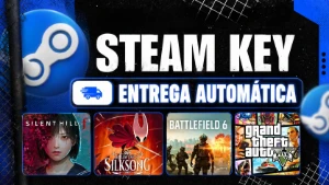 Chave Aleatória Steam - Keys Steam Random - VALOR GARANTIDO