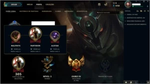 Conta League of Legends GOLD 4 LOL