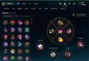 Conta League of Legends - Diamante 3 completa LOL