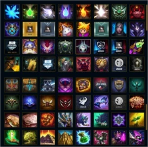 CONTA PLATINA IV, 95 CAMPEÕES E 57 SKINS - League of Legends LOL